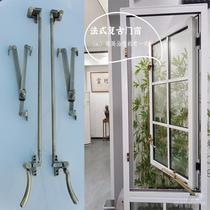 Old house hardware steel window handle broken bridge aluminum handle interlocking handle antique window handle old-fashioned window lock