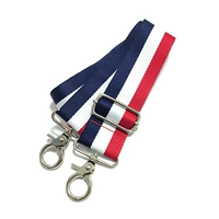 Сине -белые полосатые серебряные аксессуары