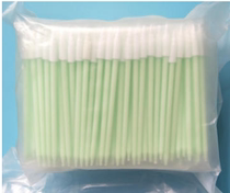 Dust-free cotton-purified threads screw cotton bar tip sponge threads spiral head industrial cotton swabs 100 packs