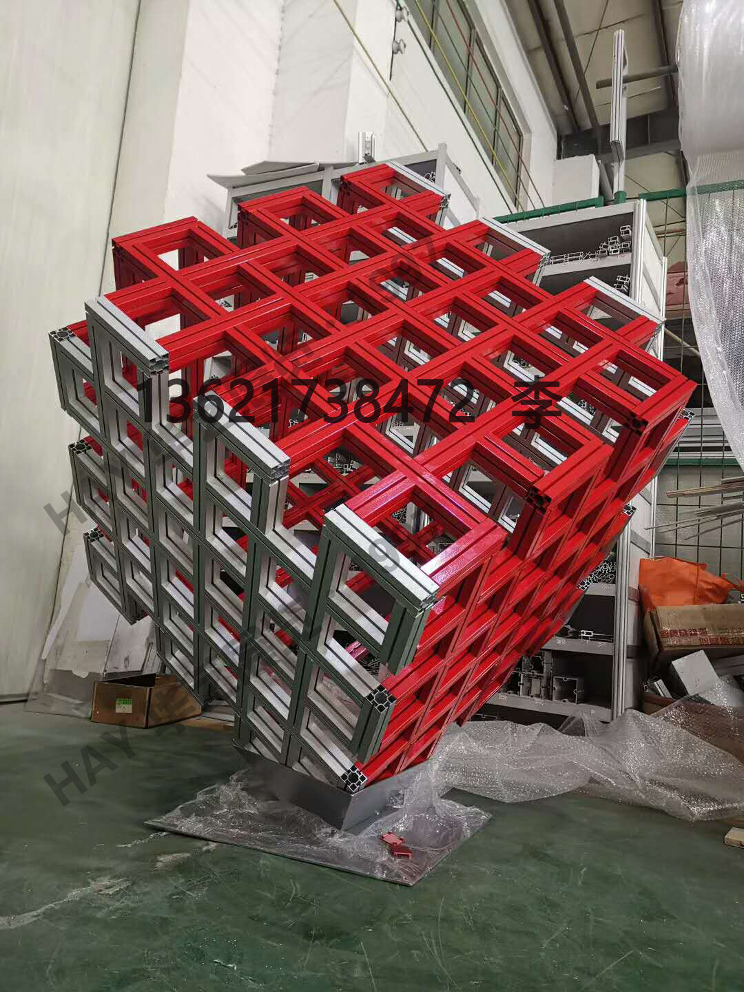 Square column profile for exhibition 40 square column 60 square column 80 square column 100 square column 120 square column aluminum alloy profile