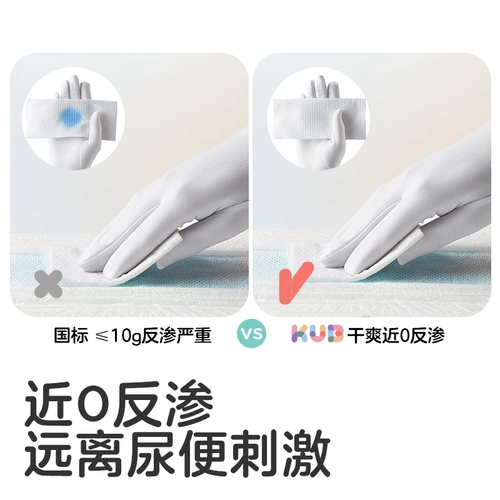 [Tmall U First] KUB BB Подгузники с высокой всасываемостью Ультратонкие дышащие подгузники Пробный набор, 4 шт.