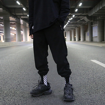 Dark RO-style basic straight tube loose-fitting toe ring pants INS hip-hop mens and womens wild cotton sweatpants