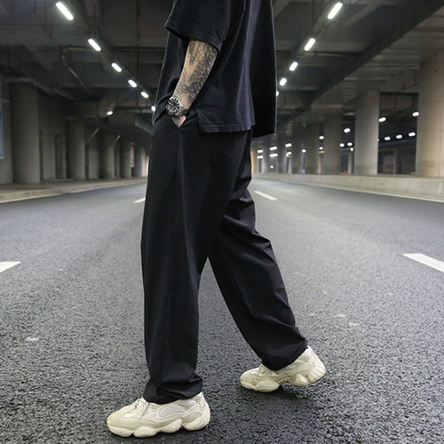 Брендовые легкие и тонкие базовые штаны подходит для мужчин и женщин для отдыха, свободный крой