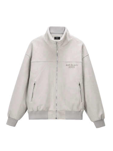 BlackOfexit High -стривые тяжелые работы, сшивая имитационная замшевая летающая куртка National Tide Design