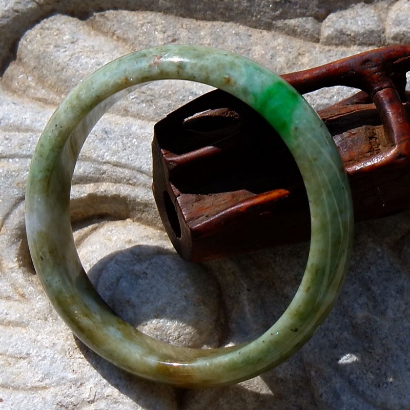 Haunting 1939 Natural A Cargo Myanmar Zhengyang Green Old pit emerald a bright green bracelet support for reexamination 59