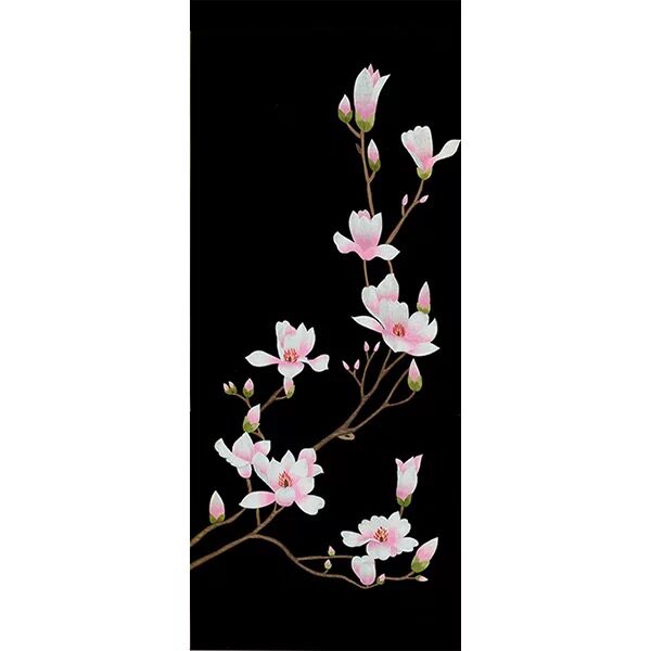 Suzhou Embroidery DIY Beginner Kit Needle Scanning 0 Basic Magnolia Self-taught Handmade Embroidery Decorative Painting