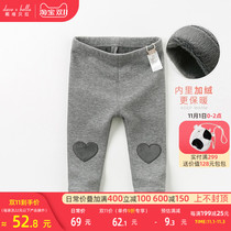 (Plus velvet) David Bella childrens clothing girls leggings winter New Children Baby elastic warm trousers women