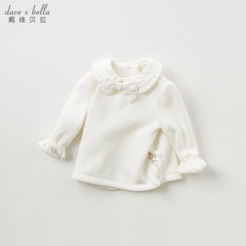 (Plus velvet) David Bella autumn and winter girls' warm pullover 11650