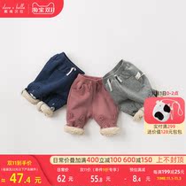 (Plus velvet) David Bella childrens clothing winter new boys and girls Baby pants childrens warm pants
