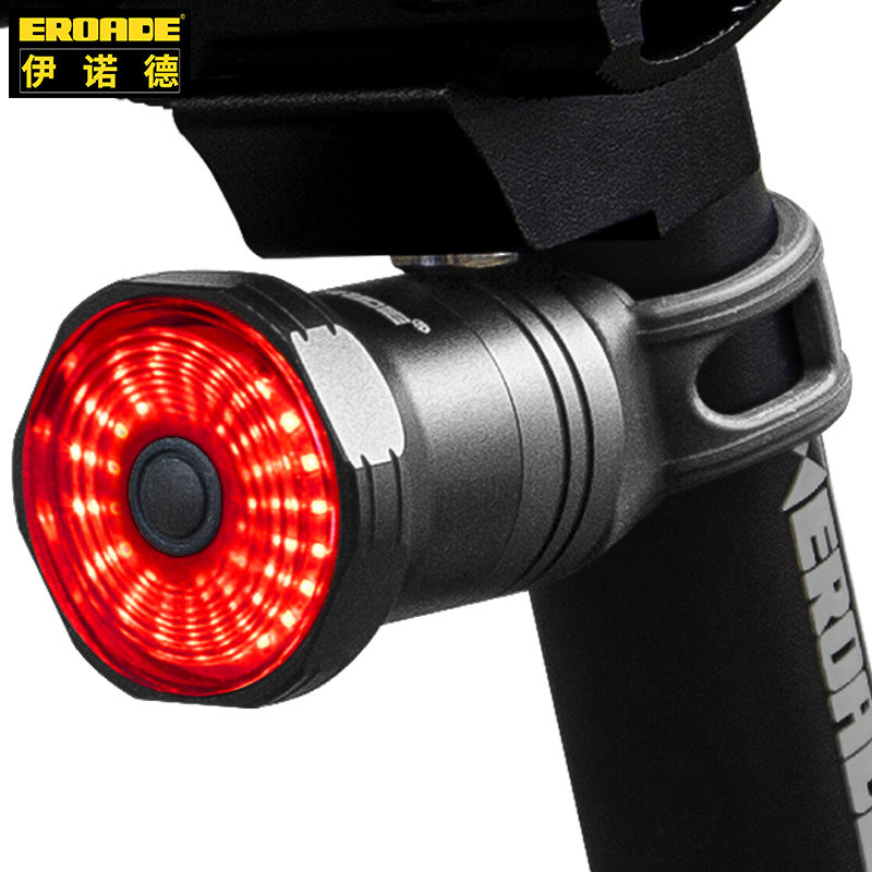 Germany EROADE Bike Tail Lights Intelligent Sensing Brake Light Night Riding High Brightness Warning Lights USB Charging Waterproof