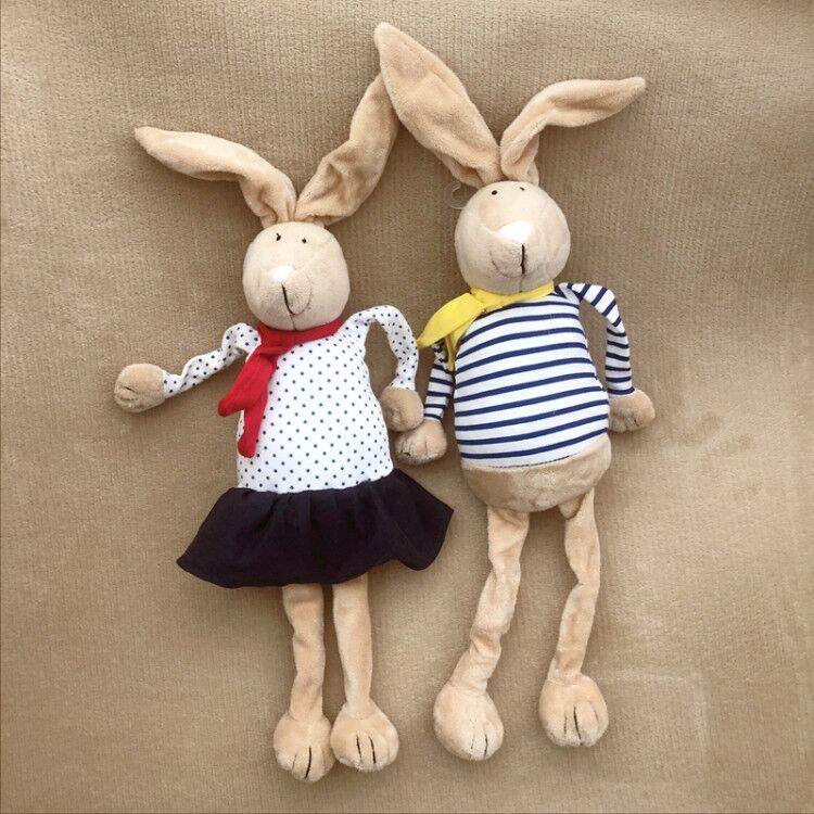 Ultrasoft cotton cute rabbit soothes doll baby sleeping baby can eat bite 0 - 3 year old children
