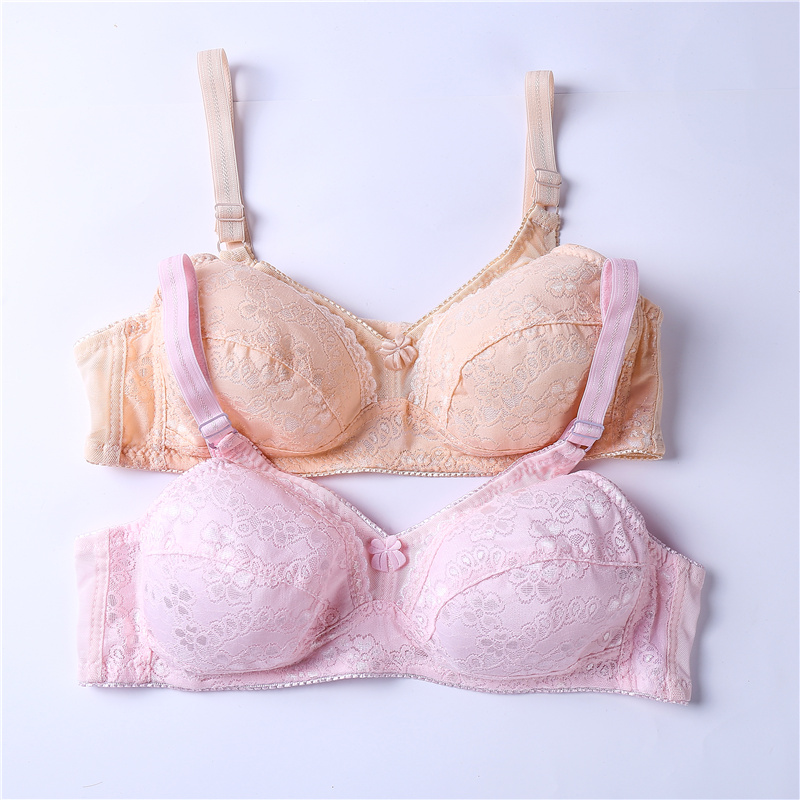 Người trung niên và người già đồ lót cotton mẹ không có vòng thép phụ nữ không có miếng bọt biển cũ áo ngực mỏng phần ren nữ thời trang nữ