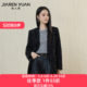 ເສື້ອຄຸມສັ້ນ Jiarenyuan ດ້ວຍການຕົບແຕ່ງດອກກຸຫຼາບ