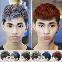 American Indian mens disposable dyed hair wax Grandma gray dazzle color hair mud paste styling silver white does not hurt hair