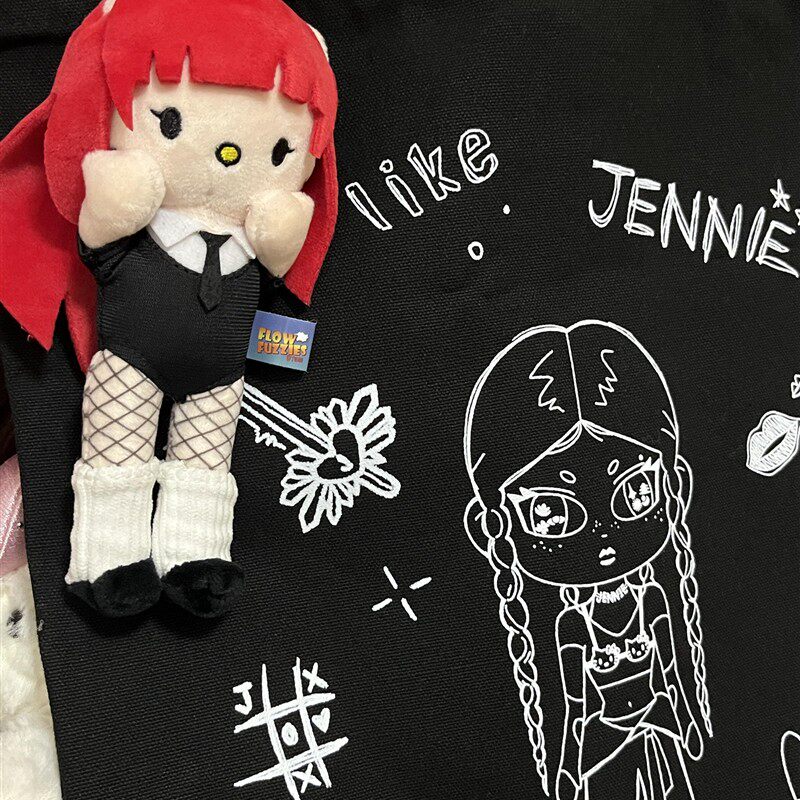 日本正版Jennie同款Kitty猫毛绒玩偶公仔包包挂件钥匙扣送礼物女_动漫毛绒_淘宝游戏网
