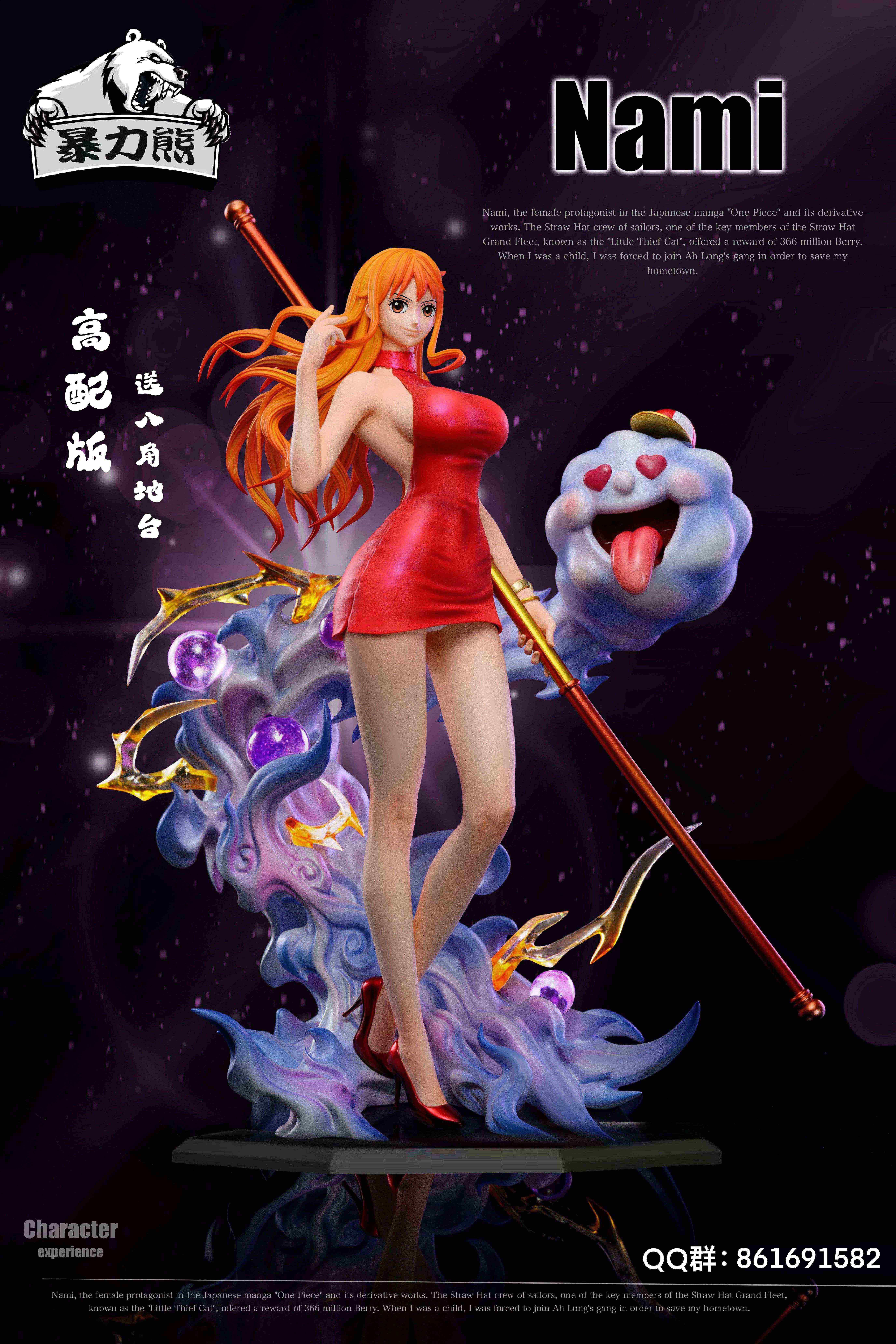 BLX Studio One Piece Nami Resin Statue in stock H26.3cm Painted