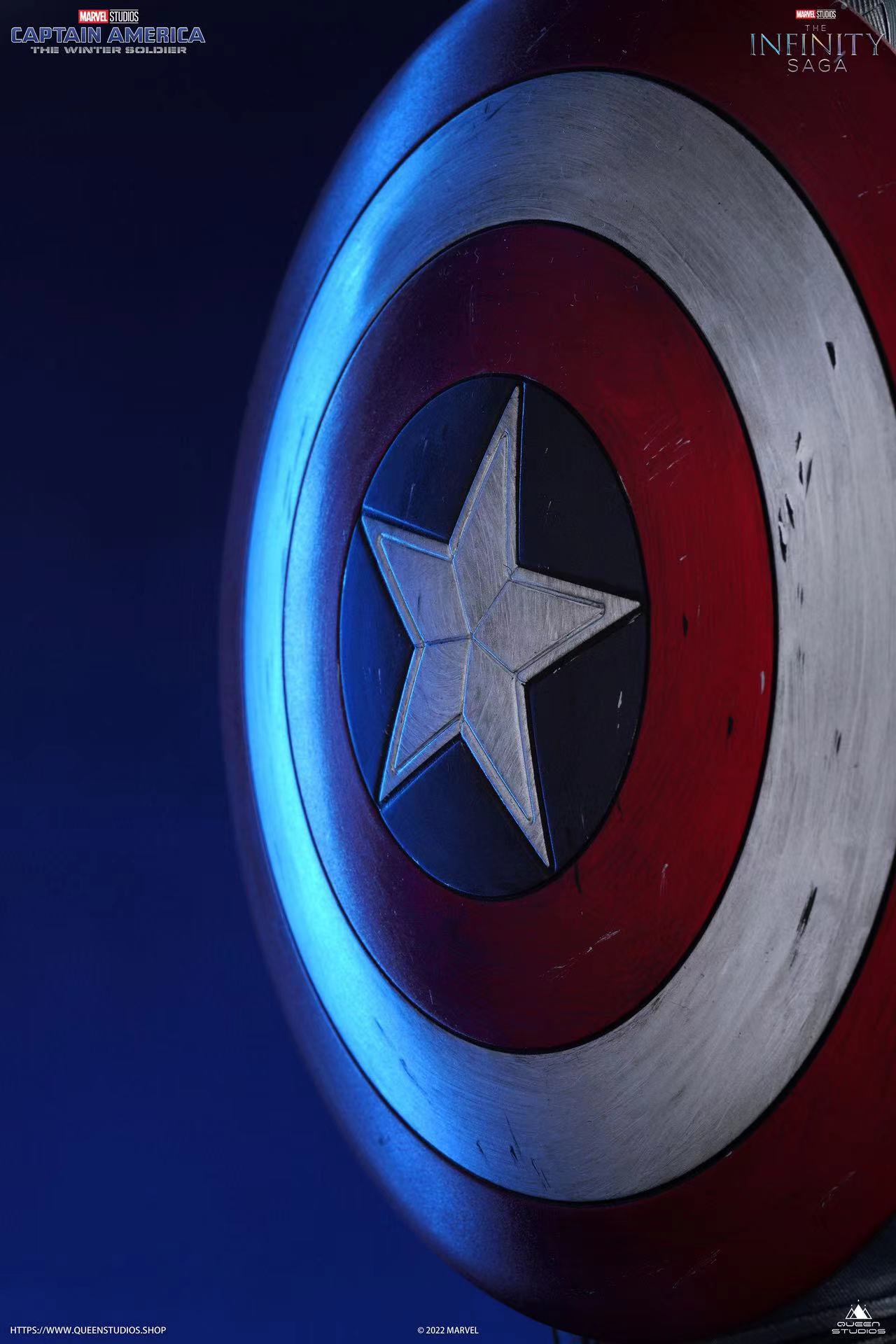 Queen Studio Captain America 1/4 Resin Statue Figure Model