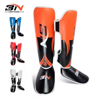 Thickened BN Muay Thai leggings adult Sanda shin guards children's competition fighting