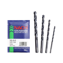 CLEARANCE JAPAN NACHI DRILL WATCH STAINLESS steel 316 special LITCHI TWIST DRILL 3 0 -8 8MM