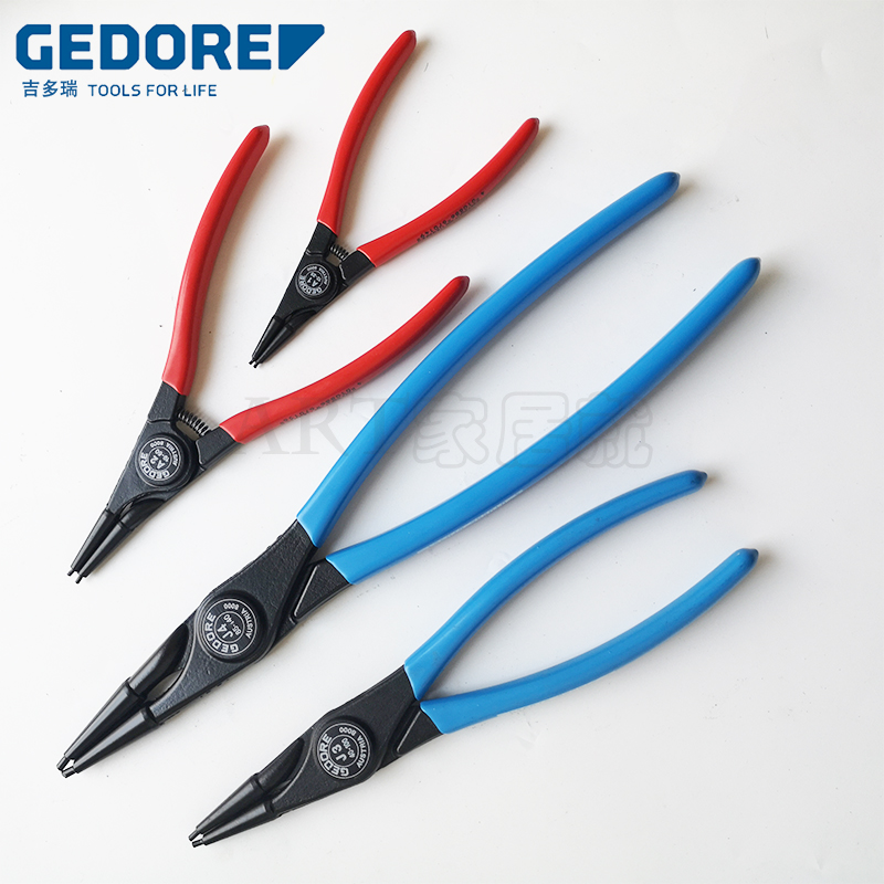 German gidori gedore snap clamp inner card outer card spring pliers elbow 45 ° 90 ° straight head imports