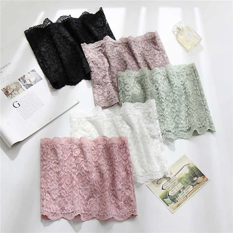 Summer thin lace small cute tube top bottoming shirt anti-lighting strapless breasts small underwear women wear vest