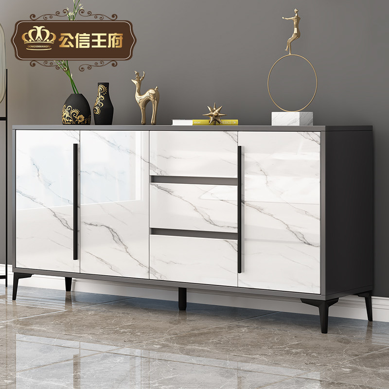 Dining Cabinet Light Lavish Home Multifunction Kitchen Storage Cabinet Modern Minima Living Room Tea Water Cabinet Wine Cabinet Leaning Against Wall