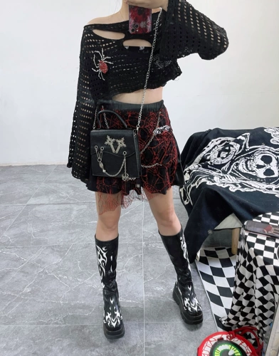 Оригинальная юбка, генерирование электричества, в стиле панк, европейский стиль