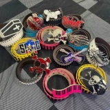 Оригинальный универсальный ремень подходит для мужчин и женщин, генерирование электричества, в стиле панк, 2 карат