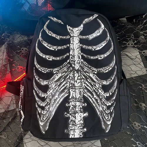 Вместительный и большой скелет с капюшоном, рюкзак для школьников подходит для мужчин и женщин, генерирование электричества, надевается на плечо