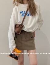 autumn Jun Curry skirt women 2020 autumn New skirt A- line dress high waist dress dress