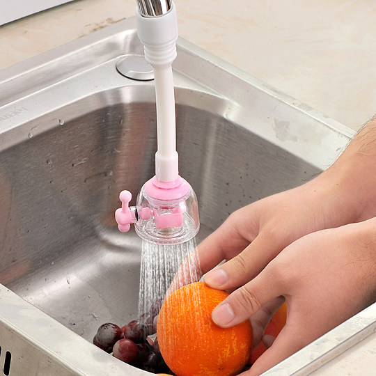 Water filter Kitchen Splash-proof Water Sprinkler Washout can be extended with nozzle rotatable Shower Filter Valve Home