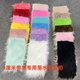 두껍게 된 동물 머리 9cm 물-낙하 양모 천 대형 면화 인형 머리카락 머리카락 머리카락 가방 긴 머리카락 가방