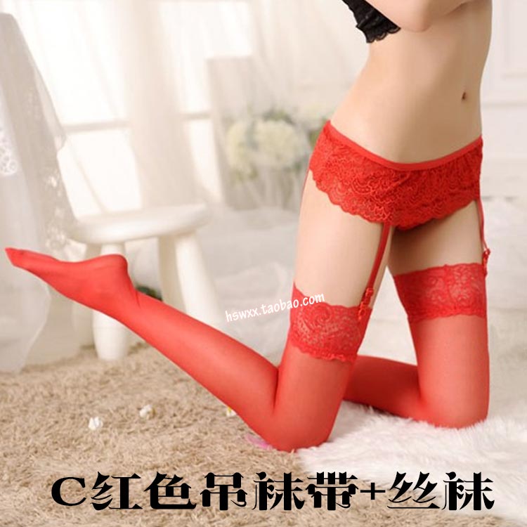 Nhật bản đầy đủ 55 nhân dân tệ vận chuyển ren trắng trên đầu gối garter vớ dây đeo bộ đùi ống dài lưới vớ phụ nữ