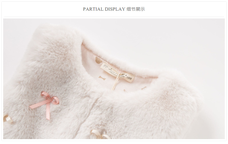 Davebella david Bella 2018 mùa đông mới cho bé gái vest vest bé vest DBM7741 quần áo trẻ em giá rẻ