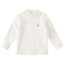(Off-season clearance) David Bella girls bottoming shirt autumn clothing childrens long-sleeved T-shirt childrens clothing baby tops