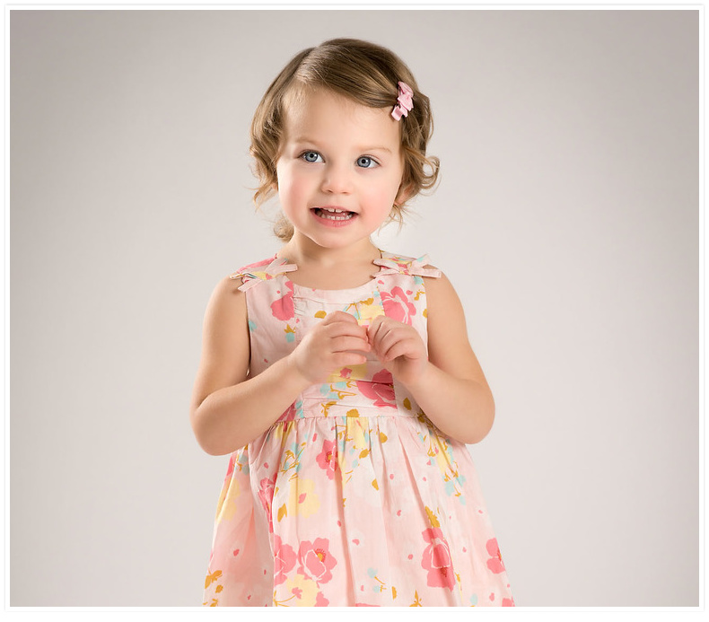 Davebella david Bella new girl phụ kiện tóc bé bé kẹp tóc dễ thương [ba nạp] DB5951 phụ kiện tóc ngắn