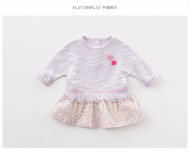 Davebella david bera xuân thu cô gái váy bé dài tay váy DBZ6979 shop quần áo cho bé