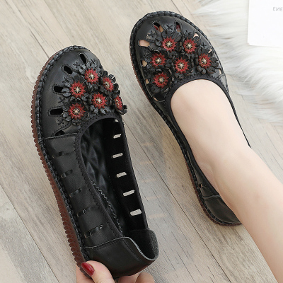 taobao agent Summer sandals, comfortable footwear, for middle age, soft sole, autumn