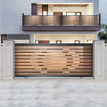 HANDU intelligent electric villa courtyard gate yard self-built house new Chinese modern simple garden