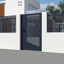 High-end villa courtyard door aluminum alloy electric yard garden entrance door rural rural self-built house yard door