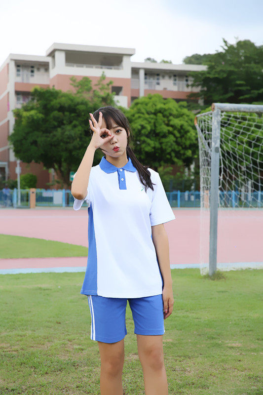 Форма, летняя летняя одежда для школьников и студентов, спортивный костюм подходит для мужчин и женщин, комплект, шорты, штаны, облегающий крой, короткий рукав 