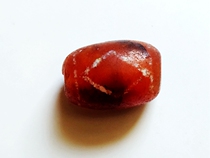 Ancient old beads Leci old Buddha beads rosary handsets accessories West Asian chalcedony corroded beads 2#