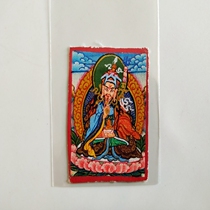 Hand-painted new Buddhist affinity Tibet candy ka lian peanut master carry wei tang Xhaka Buddha painting core