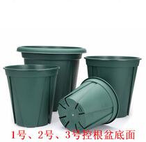 PP resin multi-meat control root basin green mountain basin gallon Pot Pot Green rose flower pot breathable good anti-rotten full