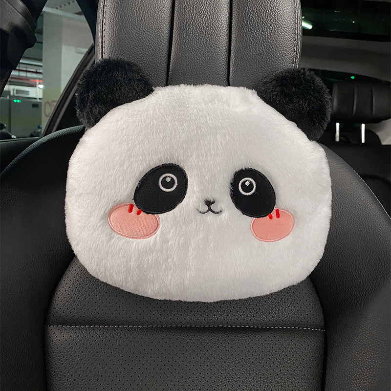 Inside the car leaning on the pillow car for the neck pillow seat pillow cute cartoon male and female on-board driver leaning on the neck pillow car headrest-Taobao