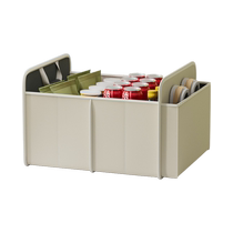 Car trunk storage box essential items for self-driving tours in-car storage essential items for long-distance self-driving