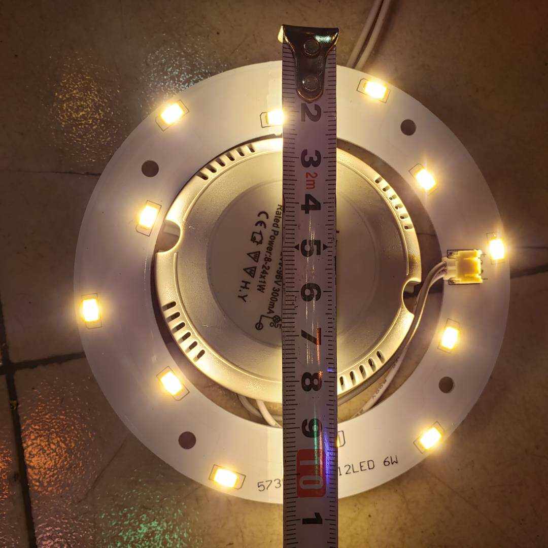 Hot pin LED suction light wick LED light strip lamp disc suction ceiling lamp core round transform light plate energy-saving lamp bead patch