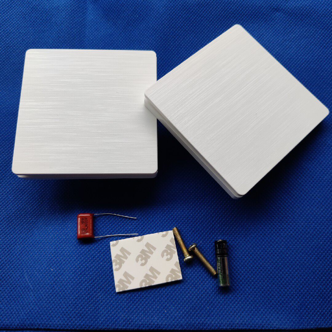 Hot sale quiet remote control switch home wireless wiring-free controller bedroom light smart double cut panel at will