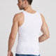 ເສື້ອກັນໜາວຜູ້ຊາຍລະດູຮ້ອນ ເສື້ອຢືດຜ້າຝ້າຍທີ່ບໍລິສຸດ ກິລາ elastic ອອກກຳລັງກາຍ bottoming sweat vest sleeveless slim solid color sweatshirt for men