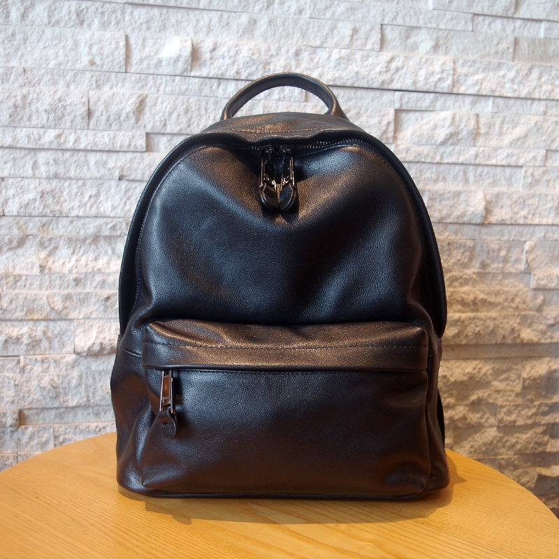 Genuine leather large-capacity backpack women's soft leather simple new high-end fashion top layer cowhide ladies backpack